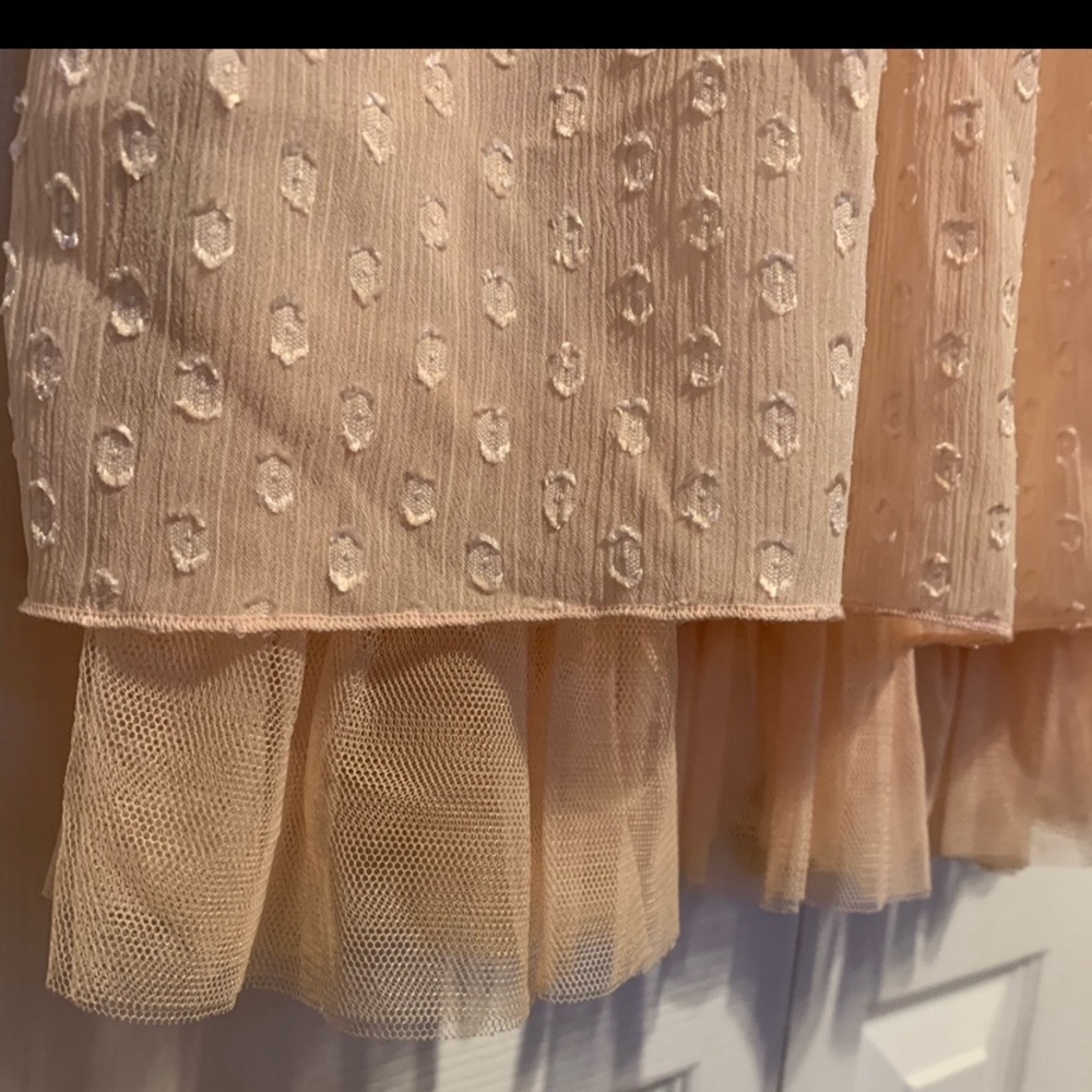 ModCloth Blush Ruffle Dress - Picture 3 of 3